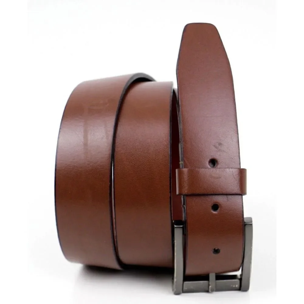 CLASSIC BROWN GENUINE LEATHER 1.25